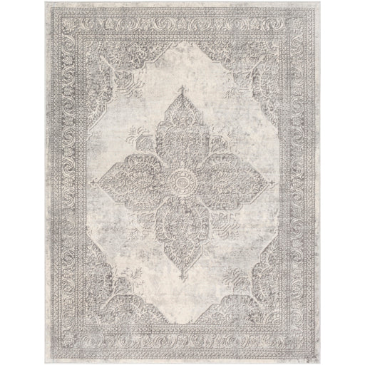 Roma Rom-2304 White Rug in Various Sizes Fashion