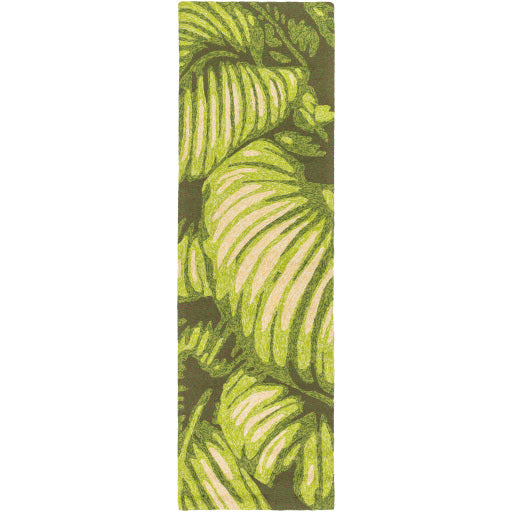 Rain Rai-1264 Indoor Outdoor Lime Rug in Various Sizes Hot on Sale