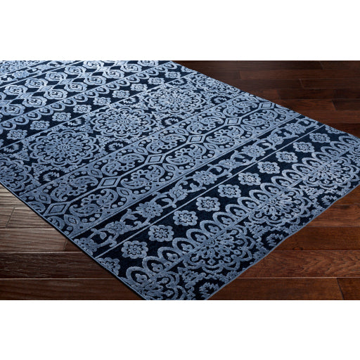 Dantel Navy Rug in Various Sizes Cheap