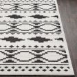 Moroccan Shag Black Rug in Various Sizes Hot on Sale