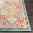 Morocco Mrc-2313 Teal Rug in Various Sizes Supply