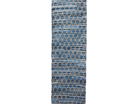 Boho Denim Blue Decorative Accessory For Sale