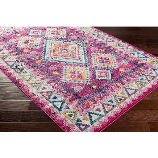 Dersim Bright Pink Rug in Various Sizes For Discount