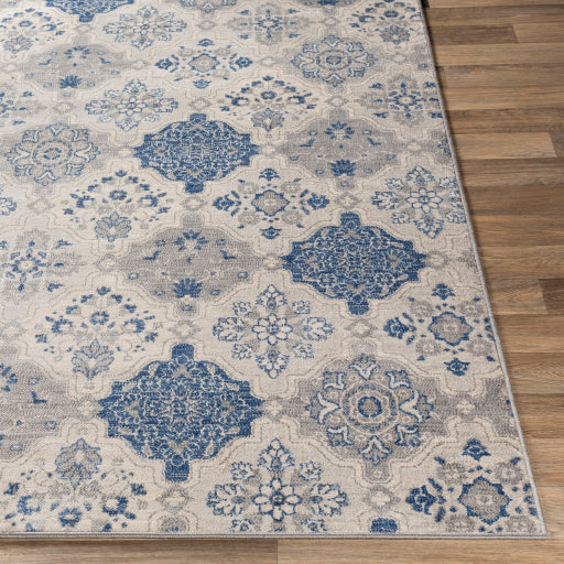 Monaco Moc-2309 Bright Blue Rug in Various Sizes Discount