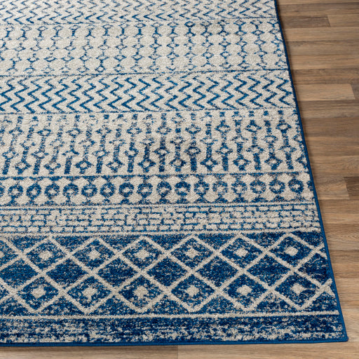 Elaziz Elz-2345 Dark Blue Rug in Various Sizes Online Hot Sale