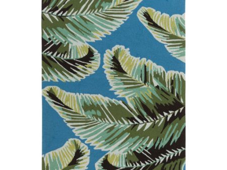 Skye Indoor Outdoor Dark Blue Rug in Various Sizes Online now