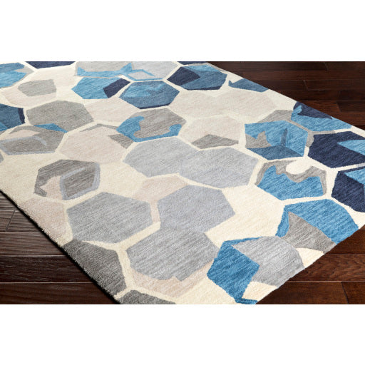 Rivera Navy Rug in Various Sizes Discount