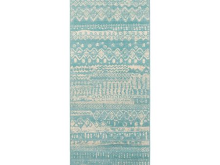 City Cit-2363 Aqua Rug in Various Sizes Online Sale