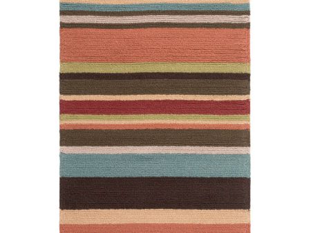 Rain Indoor Outdoor Garnet Rug in Various Sizes For Sale