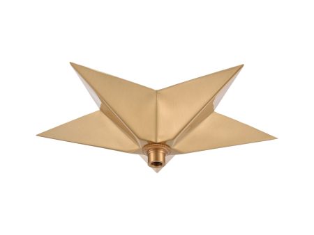 Art Deco Canopies Steel Gold Indoor Lighting Discount