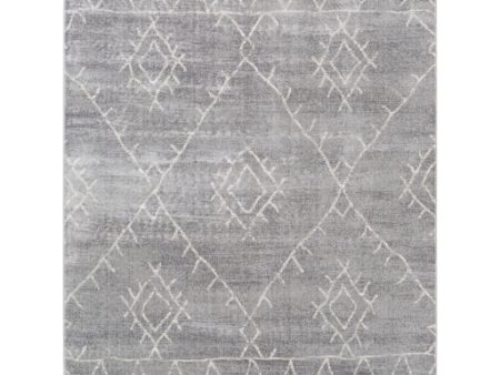 Roma Rom-2336 Medium Gray Rug in Various Sizes Discount