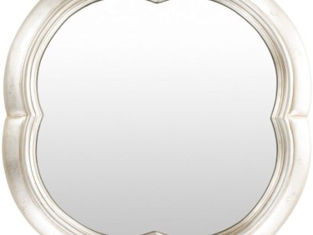 Milburn Polystyrene Silver Mirror 30 H x 30 W Fashion