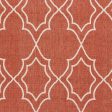 Alfresco Indoor Outdoor Olefin Rust Rug in Various Sizes on Sale