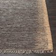 Ponderosa Leather Dark Brown Rug in Various Sizes Fashion