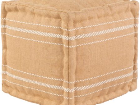 Bande Jute Camel Pouf Sale