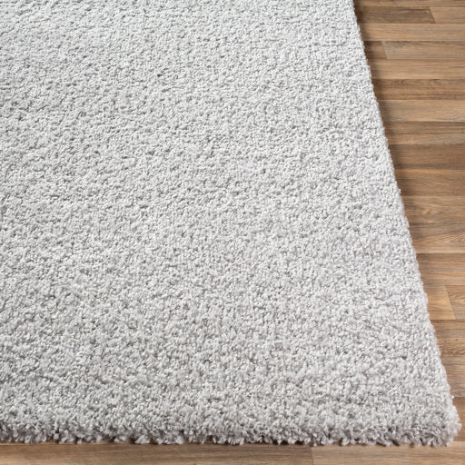 Deluxe Shag Light Gray Rug in Various Sizes Fashion