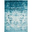 Mumbai Aqua Rug in Various Sizes Online now