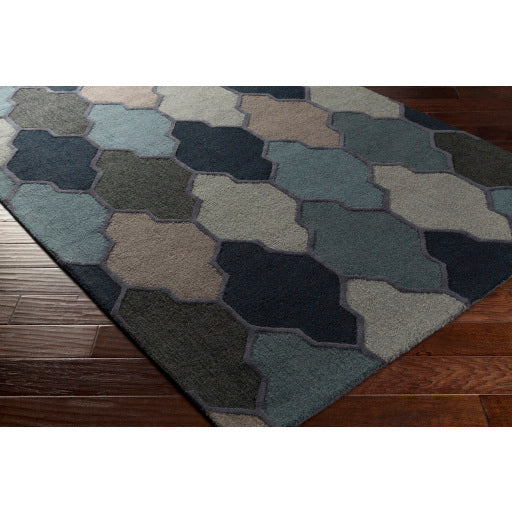 Pollack Wool Navy Rug in Various Sizes Discount