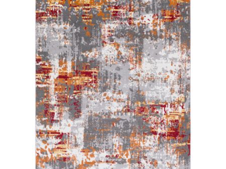 Rafetus Burnt Orange Rug in Various Sizes Fashion