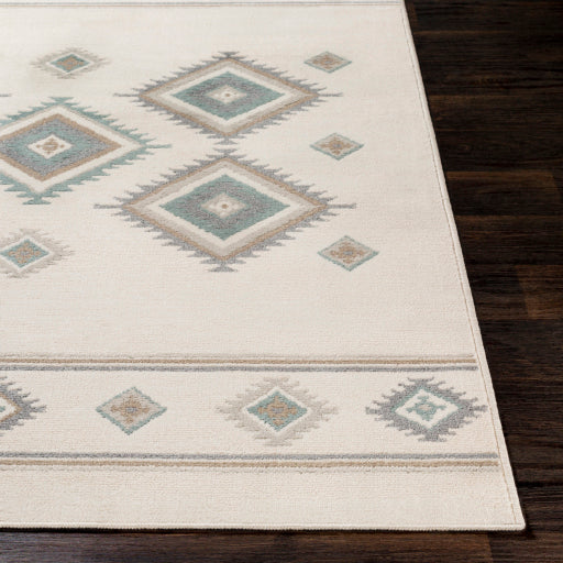 Oslo Osl-2306 Teal Rug in Various Sizes on Sale