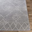 Roma Rom-2336 Medium Gray Rug in Various Sizes Discount