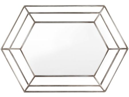 Collette Metal Silver Mirror 2 10 H x 1 11 W For Cheap