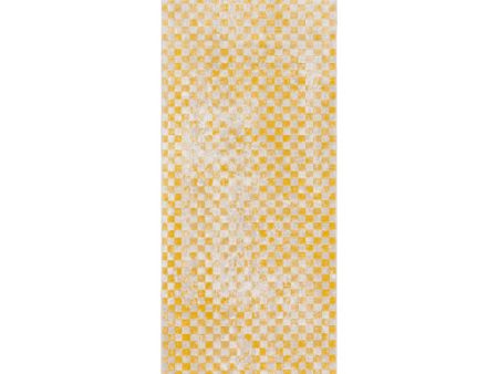 City Cit-2338 Mustard Rug in Various Sizes Fashion