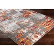 Rafetus Burnt Orange Rug in Various Sizes Fashion