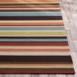 Rain Indoor Outdoor Garnet Rug in Various Sizes For Sale