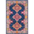 Harput Hap-1037 Dark Blue Rug in Various Sizes Online Sale