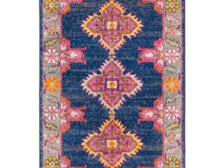 Harput Hap-1037 Dark Blue Rug in Various Sizes Online Sale