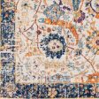 Harput Dark Blue Rug in Various Sizes For Discount