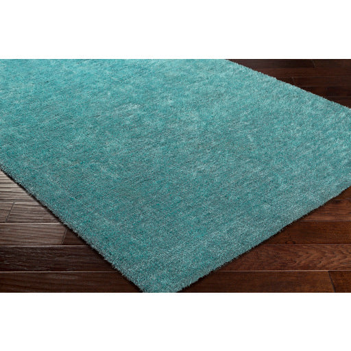 Marvin Teal Rug in Various Sizes For Discount