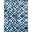 Nova Navy Rug in Various Sizes Fashion