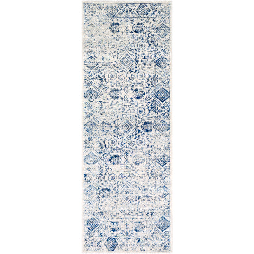 Harput Hap-1090 Bright Blue Rug in Various Sizes For Cheap