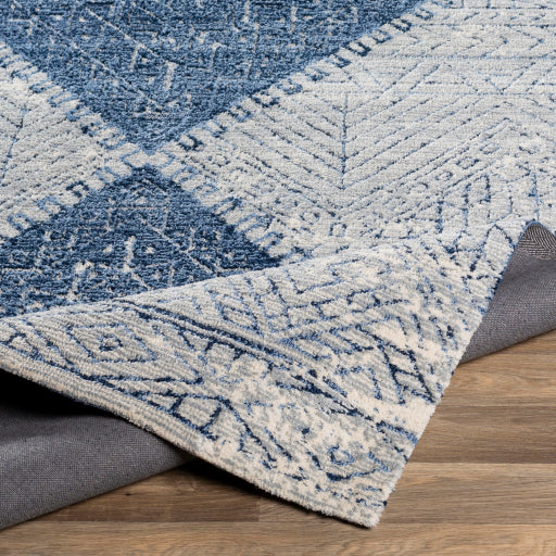 Padma Dark Blue Rug in Various Sizes Cheap