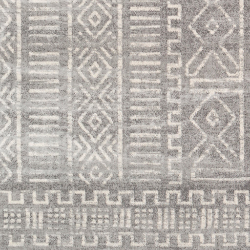 Roma Rom-2327 Medium Gray Rug in Various Sizes Cheap