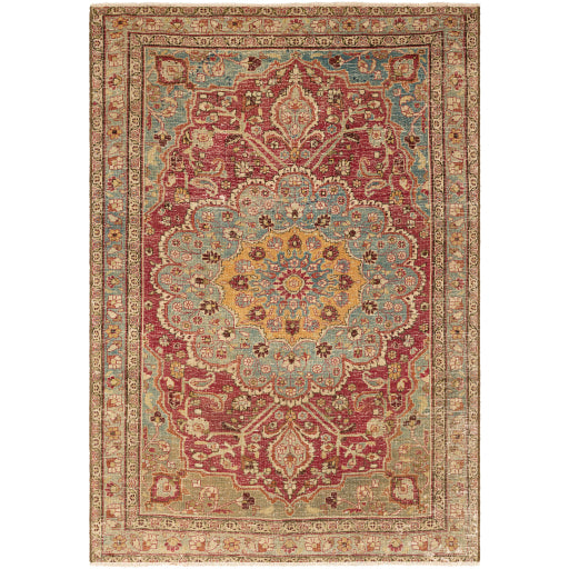 One Of A Kind 4 1 W x 5 11 L Wool Rug Cheap