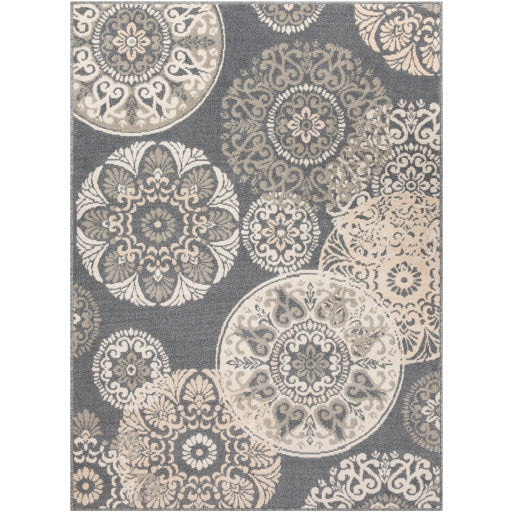 Oslo Osl-2314 Charcoal Rug in Various Sizes For Cheap