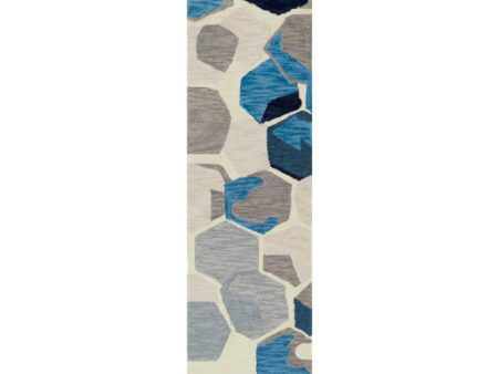 Rivera Navy Rug in Various Sizes Discount