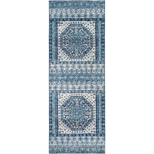 Harput Hap-1081 Dark Blue Rug in Various Sizes For Sale