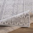 Roma Rom-2327 Medium Gray Rug in Various Sizes Cheap