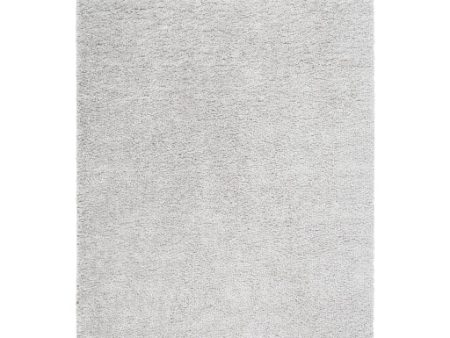 Deluxe Shag Light Gray Rug in Various Sizes Fashion