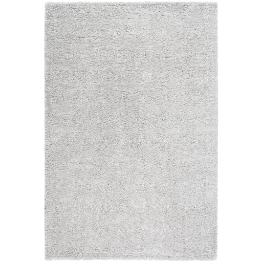 Deluxe Shag Light Gray Rug in Various Sizes Fashion