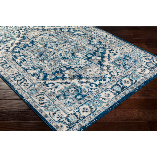 Norwich Dark Blue Rug in Various Sizes Online