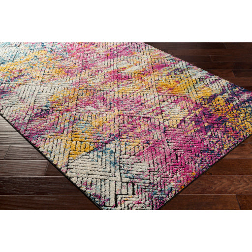 Dersim Dsm-2306 Bright Pink Rug in Various Sizes on Sale