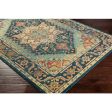 Masala Market Teal Rug in Various Sizes Discount