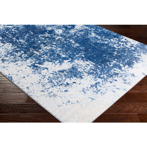 Aberdine Bright Blue Rug in Various Sizes Online Sale