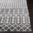 Rabat Rbt-2309 Charcoal Rug in Various Sizes For Sale