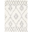 Maroc Shag Mrs-2303 White Rug in Various Sizes Sale